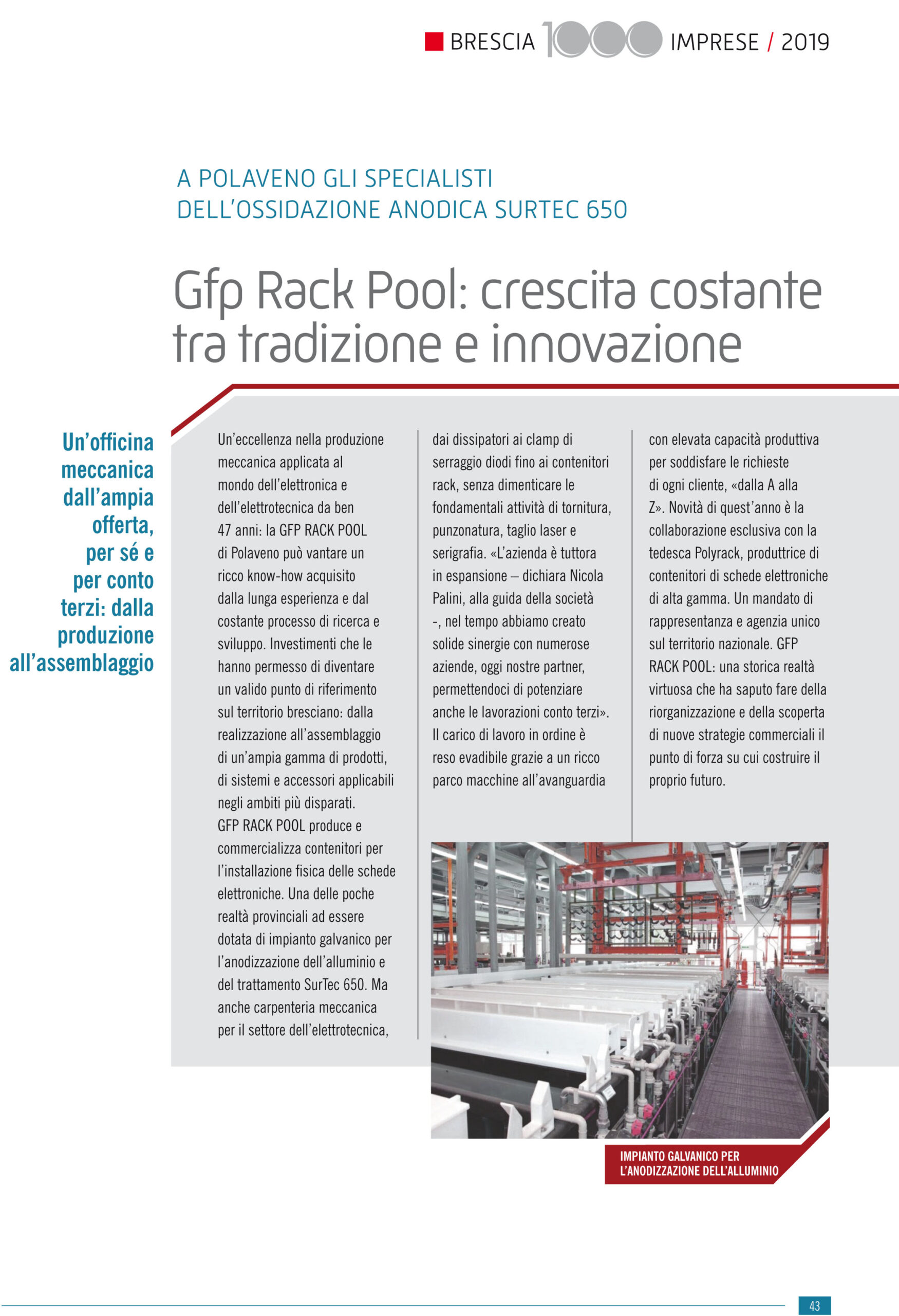 Rivista specializzata 1000 Imprese