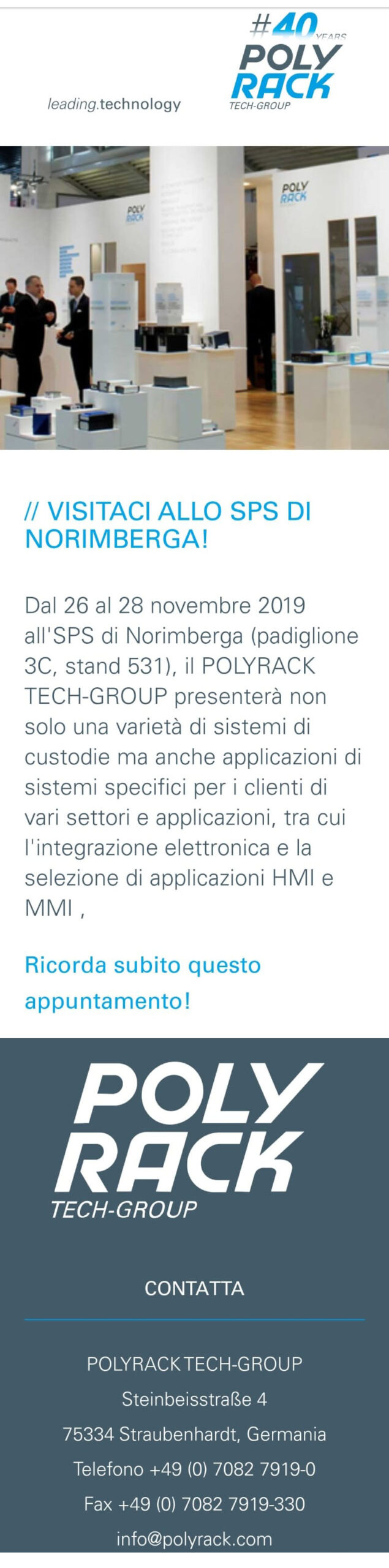 SPS Norimberga, 26-28 novembre 2019